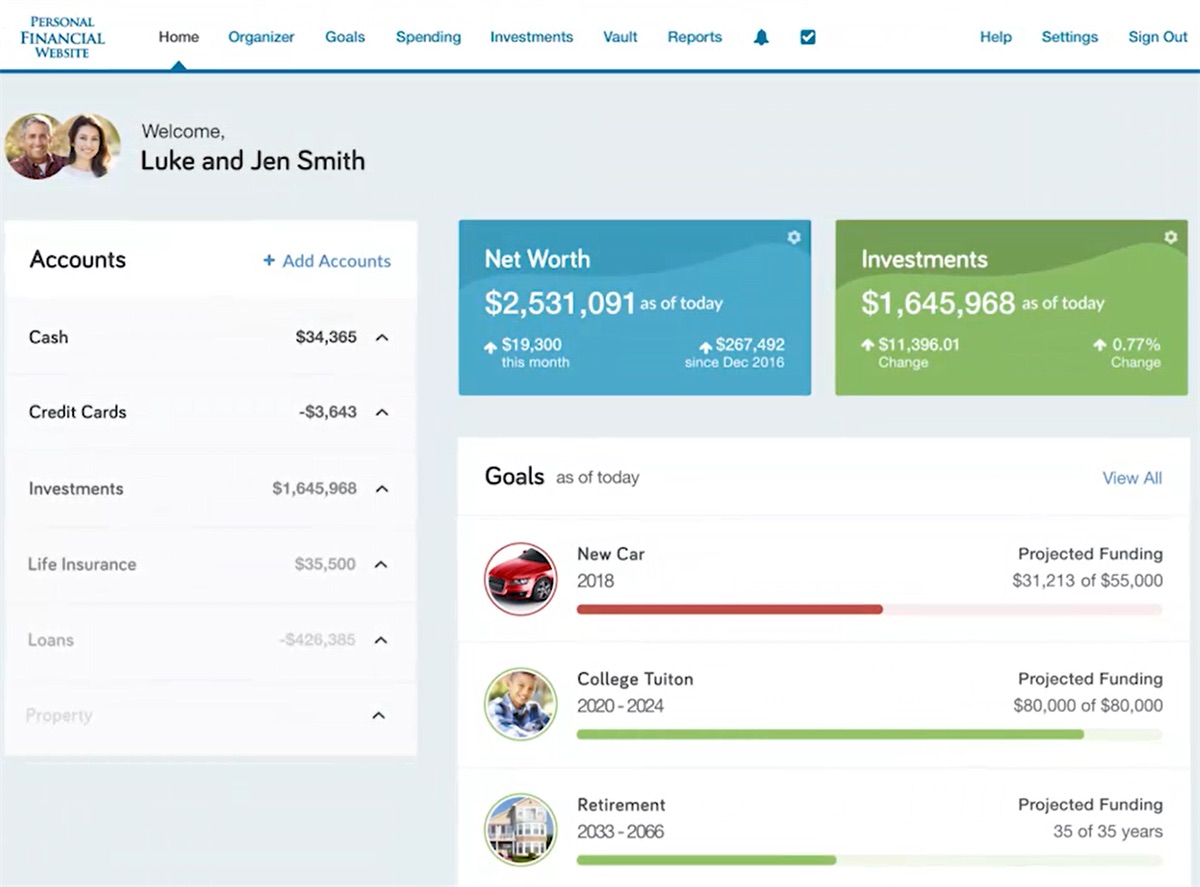 Track your LifePlan progress with eMoney Image